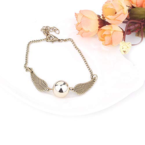 Harry Potter Snitch Ball Pendant & Bracelets Set, Unisex