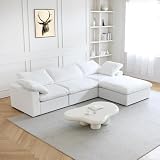 JACH 120' L Shape Cloud Modular Couches for Living...