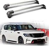 DPBXQ Dachgepäckträger Dachträger für Nissan Patrol Y62 2011+ -Aluminium (2 Stücke) Integrierte...