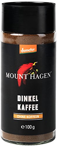 Mount Hagen Dinkelkaffee (100 % Dinkel) demeter, 3er Pack (3 x 100 g)