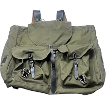warreplica WWII German Mountain Troop Rucksack|M31 M1941 Gebirgsjager Backpack Reproduction|Historically Accurate OD Green Canvas Field Gear for Historical Reenactors & Collectors