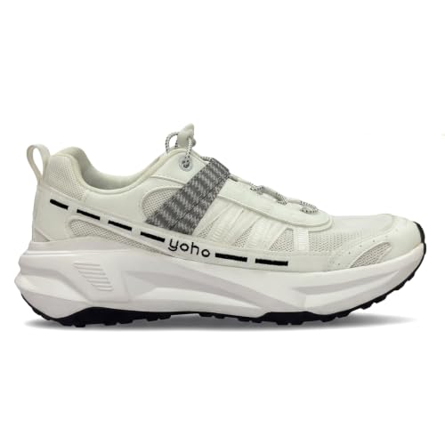 Image of YOHO Men's Sneakers Jipsi | Stylish, Comfortable, Anti Skid & Breathable | Walking, Jogging & Lace Up Casual Sport Shoes for Man /Gents