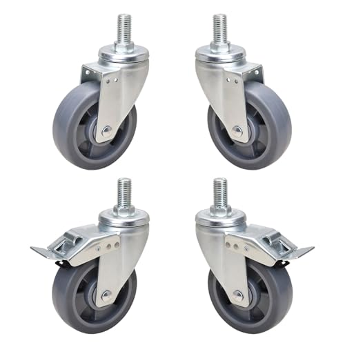 BiSaXieTa 4ZbgA100/125/150mm S]LX^[AM16d^HƗp˂XeLX^[Au[LtAԁAƋAIp(2 Swivel+2 Brake,4inch)