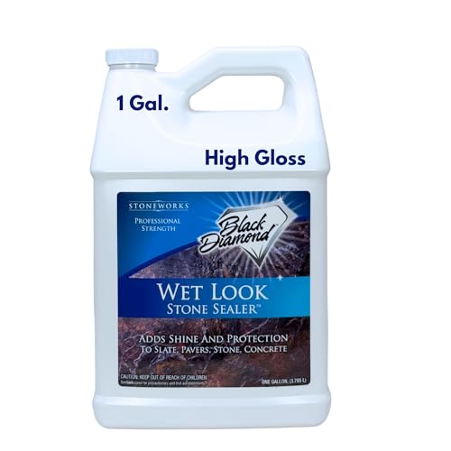 Wet Look Natural Stone Sealer. Durable, Long-Lasting Gloss...