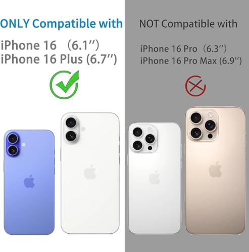 Image of Xmon Back Camera Lens Protector for iPhone 16 Plus (1 Pack) Premium Camera Glass Protector Guard, Anti-Scratch, Ultra-Clear, Easy Installation