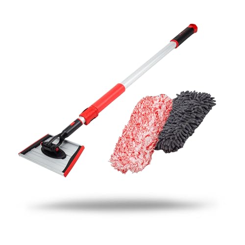 IncrediStick Car Wash Stick with 4 ft extend, aluminum handle