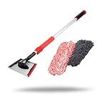 Maxshine Universal IncrediStick Car Wash Stick & Mitt – Extends to 4ft with Lightweight Aluminum Handle, Microfiber & Chenille Covers – Compact Auto Detailing Tool for Cars, Trucks, SUVs & RVs