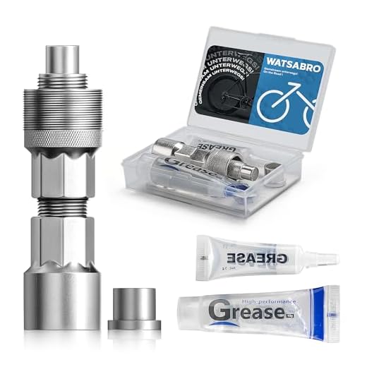 WATSABRO Kurbelabzieher Fahrrad 14mm Schlüssel Universal Tretlager Werkzeug für 16mm Schraubenschlüssel, Kurbelabzieher kompatibel für (Shimano/ISIS/Bosch E-Bikes) Octalink 4-Kant Square Type