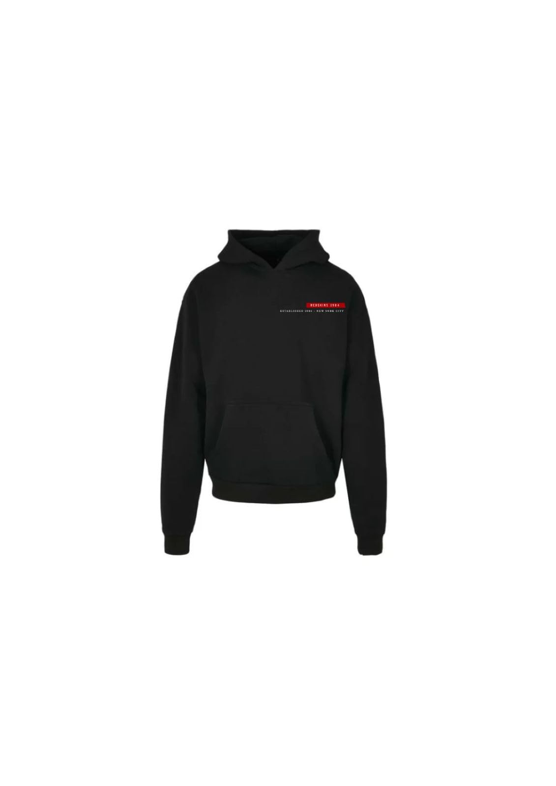 Redskins, Sweat Shirts, Pullover, Jungen, Mädchen, Westen, Kapuzen, Hoodie, Thermo Fleece, Gefüttert, Kapuze, Unisex, Kinder, Kleidung, Modell RDSW1 Schwarz, Größe 8 Jahre