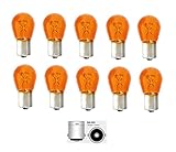  Kummert Business P21W BA15S Orange Amber Halogen-Signallampe, Blinklicht 12V PKW Gegenüberliegende Pins (10)