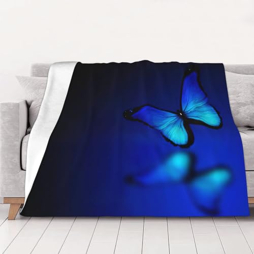 Couverture de camping en flanelle bleue pour vos soirées nature - 2