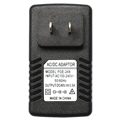 Inyector Passive PoE JacobsParts 48 V 0,5 A 24 W IEEE 802.3af para cámaras IP, teléfonos y puntos de acceso WLAN (paquete de 2 unidades) miniatura 6