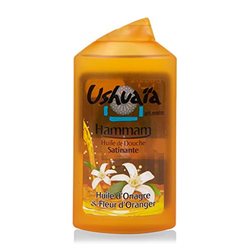 Ushuaia Hammam Experience Shower Oil - Evening Primrose Oil/Orange Blossom Flower by Ushuaia