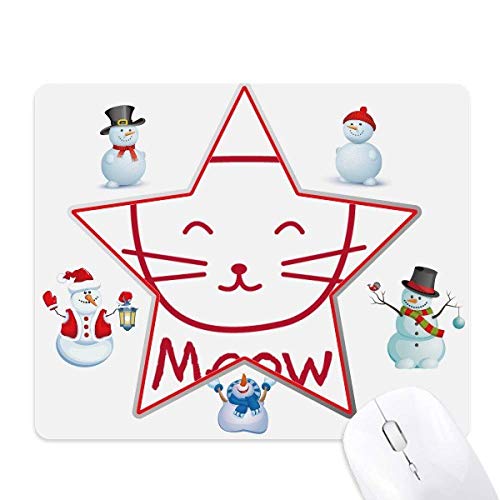 Tapis de souris protect animal christmas snowman star pour bureau informatique