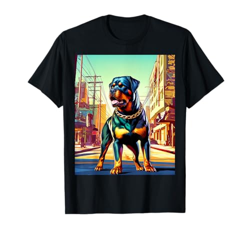 GTA Rottweiler Style T-Shirt