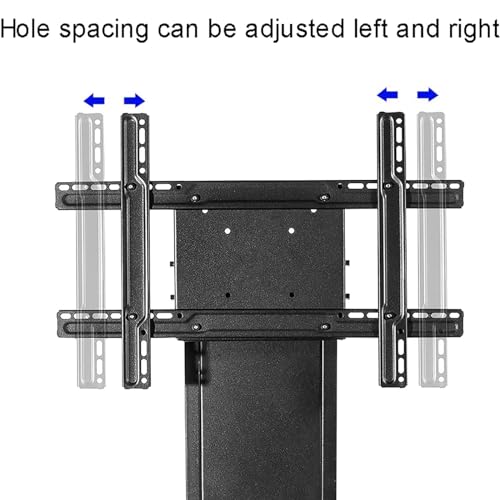 Soporte para TV Móvil con Ruedas, Ajustable y Giratorio miniatura 6