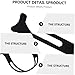 NOLITOY 3pcs Practical Mask Strap Extender Buckle for Relieving Ear Pressure Mask Holder Hook for Comfortable Wear