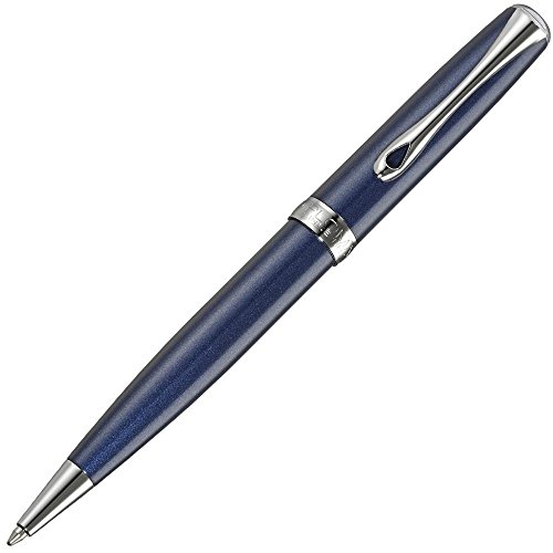 Crayon mécanique Diplomat Excellence A2 Midnight Blue avec finitions chromées haut de gamme