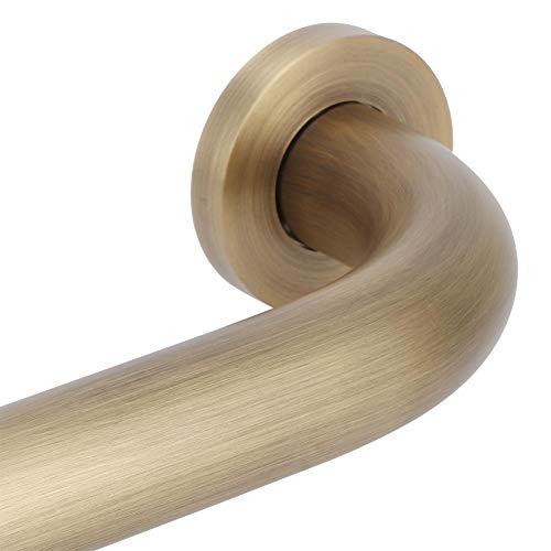Bathroom Grab Bar, Brass Bathtub Handrail Mounted Helping Handle Bars, Safety Hand Rail Support - Handicap, Elderly, Injury, Senior Assist Bath Handle #TOP7