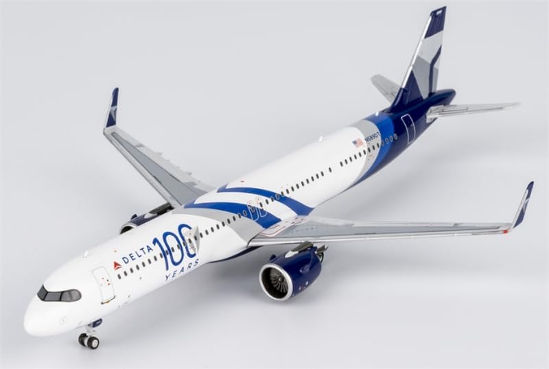 ACE HOBBY for NG Models for Delta Air Lines for Airbus A321neo N589DT 100th Anniversary 1:400 Airplane Pre-Built Model