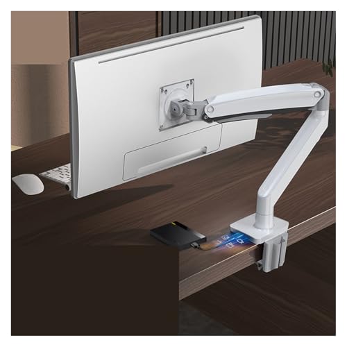 Brazo robotico para monitor NBYGSC G70 con elevacion dinamica y rotacion total gris