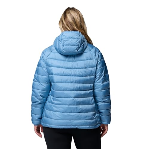Columbia Powder Lite II Kapuzenjacke für Damen, Rainy Day Ripstop, XXL – Ansicht 6