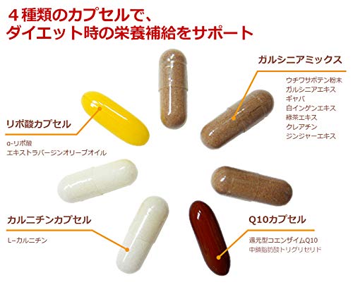 Amazon | ワカサプリ プレミアムダイエットサポート 30包 4種類の 