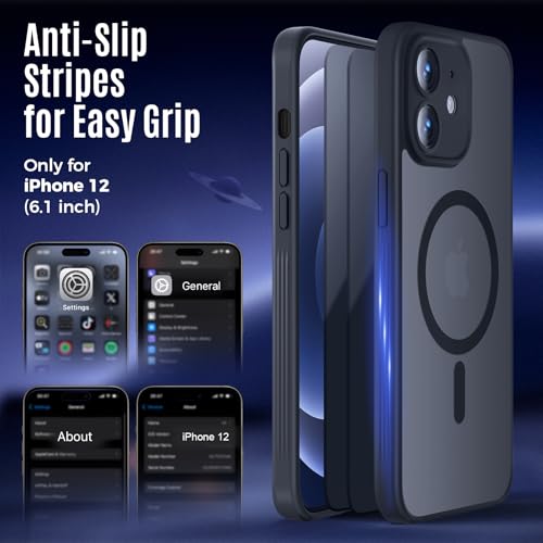 Image of Symcele Designed for iPhone 12 Case, Black