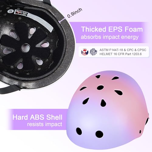 Toddler Helmet, Bienbee Kids Bike Helmet Skateboard Helmets for Bicycle Balance Bike Scooter for Girls Boys Kids Age 1-3-5-8-14 Years