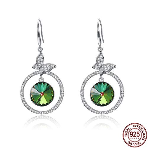 Boucles d'oreilles en cristal autrichien éclatant pour un mariage élégant