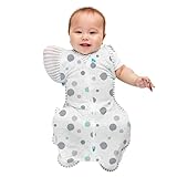 スワドルアップ(swaddle up) 奇跡のおくるみ ステージ2 トランジションバッグ ライト 寝返り後 春夏秋用 24~27℃向け 【日本正規輸入品】 乳児 赤ちゃん スリーパー ベビーグッズ 出産祝い モロー反射 夜泣き対策 (ホワイト, Lサイズ)