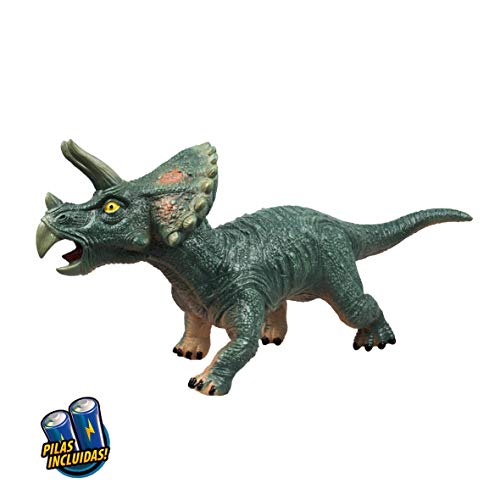 World Brands, Triceratops Foam con Sonido, Serie Wild Dragons-Jurassic Dinos, Multicolor, Talla Única (Xt380855)