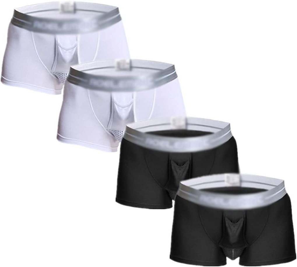 Men's panties Shorts separated physiological pants bag men's sexy underwear 4pcs /Lot