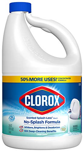 Clorox Bleach Liquid Splash-Less Clean Linen Concentrated 117 Fl Oz