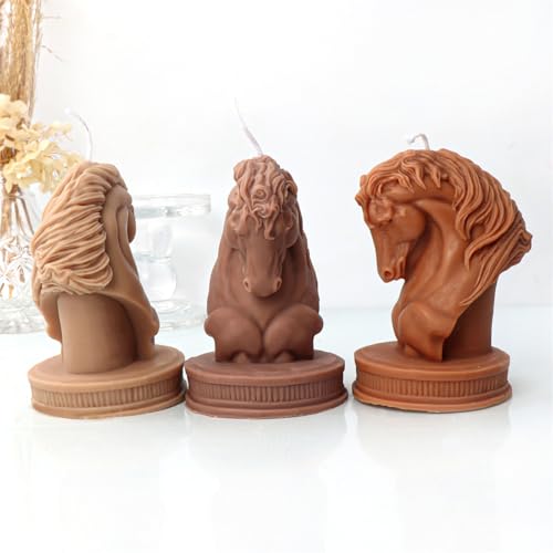 Moule en silicone en forme de tête de cheval gâteaux et glaçons - 4