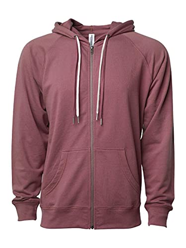 Independent Trading Co. - Icon Lightweight Loopback Terry Full-Zip Hooded Sweatshirt - SS1000Z - 2XL - Port