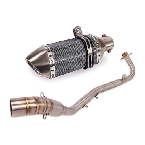 Sistema de escape completo tubo colector silenciador Kawasaki Z125 Pro 51mm
