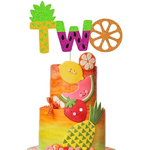 Twotti Frutti Cake Topper Cover