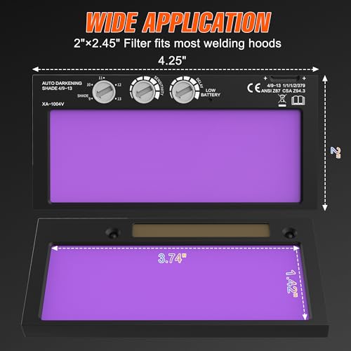 SHINE Leather Flip-Up Welding Mask