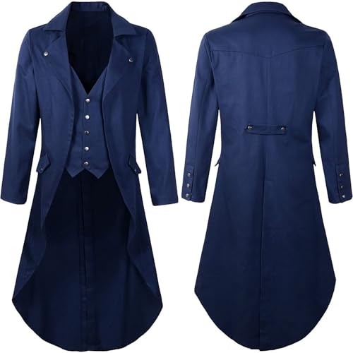 Disfraz de cosplay gótico masculino elegante para Halloween y noche temática