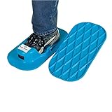 Karl Dahm Profi Fliesenschuhe/Estrichschuhe, Universalgröße, strapazierfähige Gleitschuhe mit geriffelter Sohle für Fliesenleger, Estricharbeiten, Epoxidharz-Böden & frischen Beton – 10670