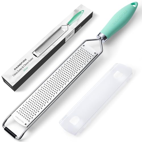 Rainspire Zester Grater with Handle, Lemon Zester...