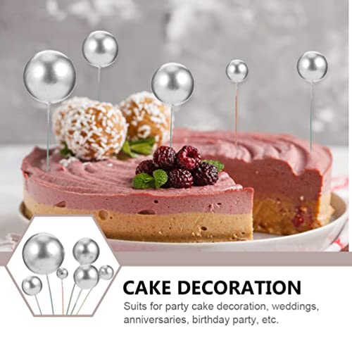 Ipetboom Bola Inserções de Bolo de Espuma de 42 Peças Bolas de Topo de Sobremesa Balão de Topo de An