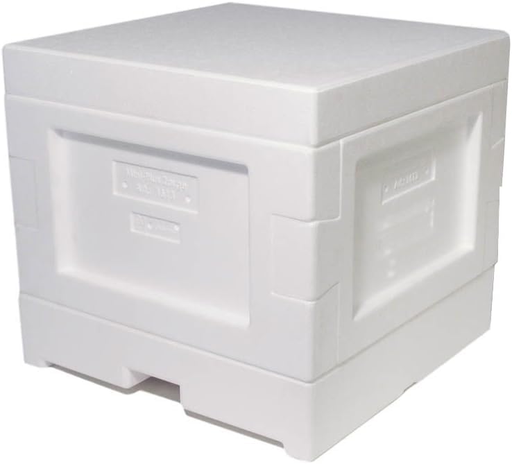 Mini Plus Beute aus Styropor inkl. 6 Mini Plus Rähmchen für Zucht und Überwinterung von Bienenköniginnen