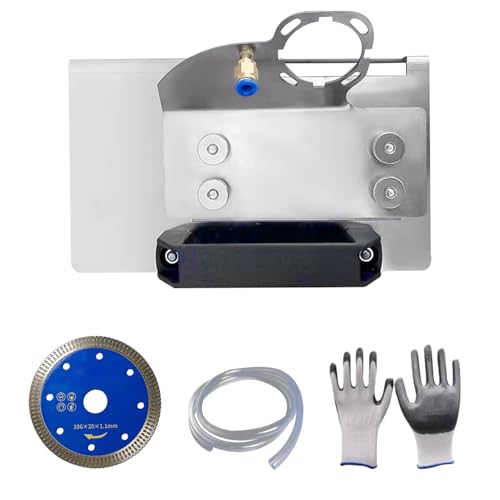 Generic Angle Grinder Stand for Tile 45 Chamfer Cutting, Stainless Steel Support Holder, Adjustable Ceramic Tile Chamfering Tool Bracket Stand for 100-Type Angle Grinder