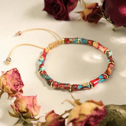 Image of 7 Chakra Bracelet Bohemian Handmade Leather Wrap Healing Protection Natural Stone Yoga Beaded Bracelets Boho Friendship Jewelry