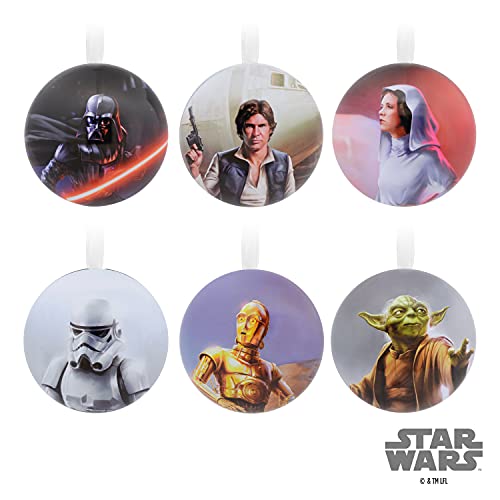 Hallmark Christmas Ornaments, Star Wars Metal Tins, Set Of 6, May The 4Th Be With You #TOP5