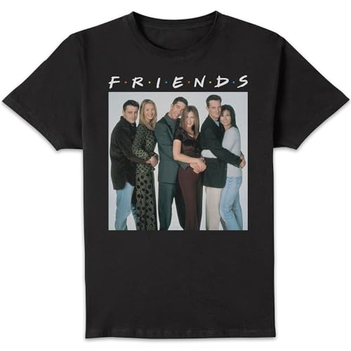 Friends Group Shot Men's T-Shirt - Black 3XL