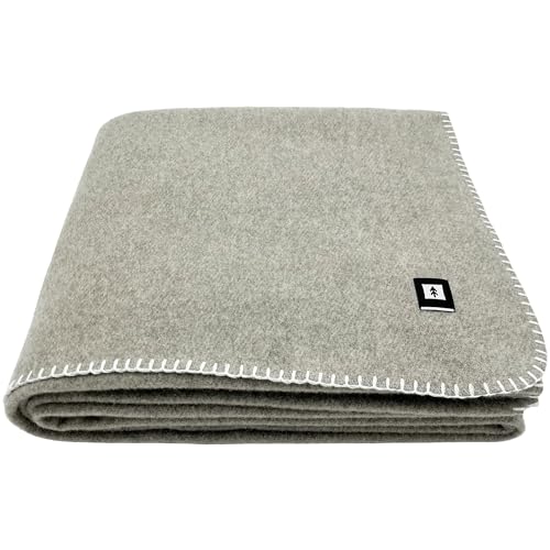 Ektos 636824220555 100% Virgin Wool Blanket, 90 Inch X 66", Heavy Duty Camp Gear, Cold Weather Bedding  cover