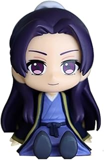 Jinshi Figure,Anime Jinshi Action Figure,Cute Q Statue Look Up Sitting Figurine Model,Cake Topper,Decoration Anime Manga Fans Collection Gifts 6cm